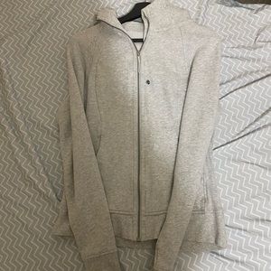 COPY - Lululemon grey scuba hoodie